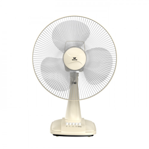 WALTON Table Fan 400mm Butterfly Cream White