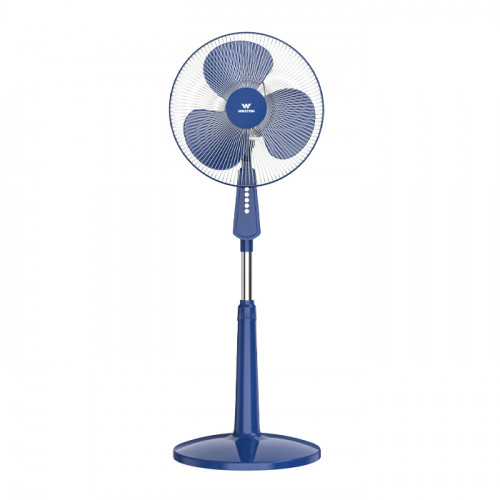 WALTON Pedestal Fan 400mm Butterfly Dark Blue