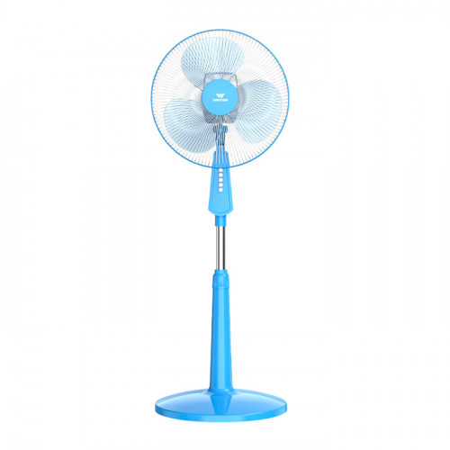 WALTON Pedestal Fan 400mm Butterfly Sky blue